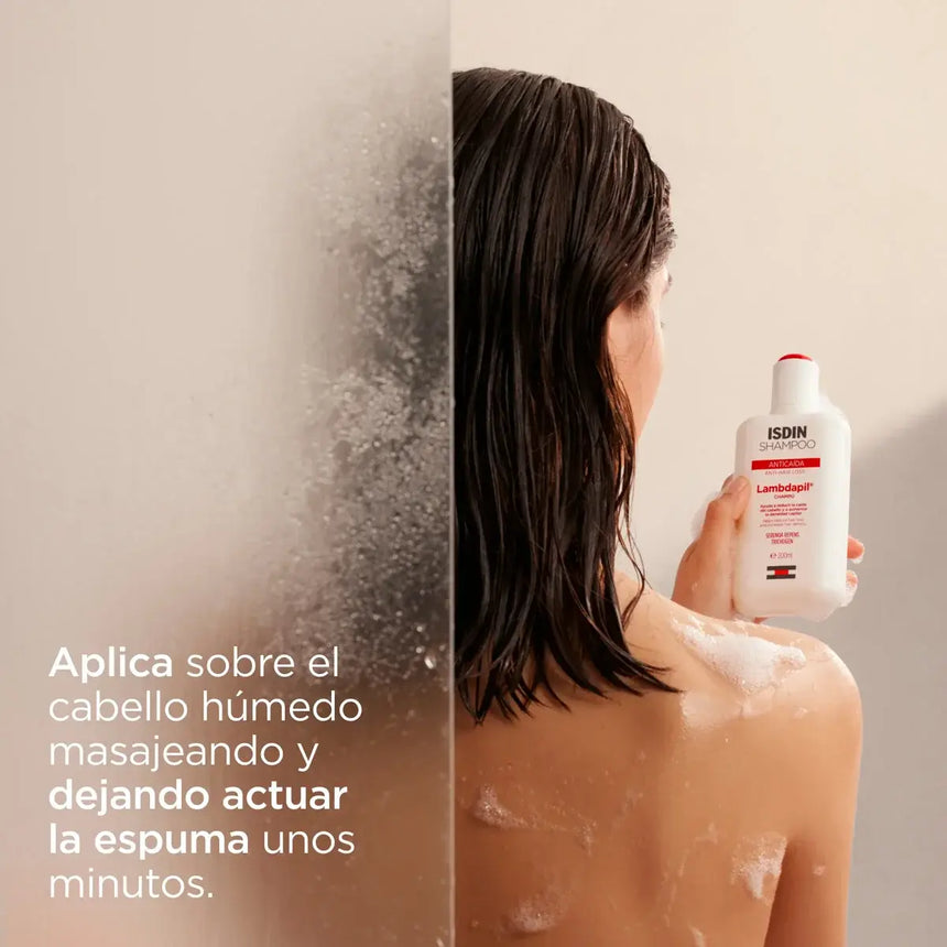 Shampoo Anticaída Isdin Lambdapil para Hombres y Mujeres 400 ml