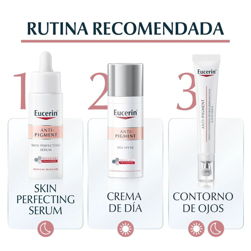 Eucerin ANTI-PIGMENT Contorno de ojos y Antiojeras 15 ml.