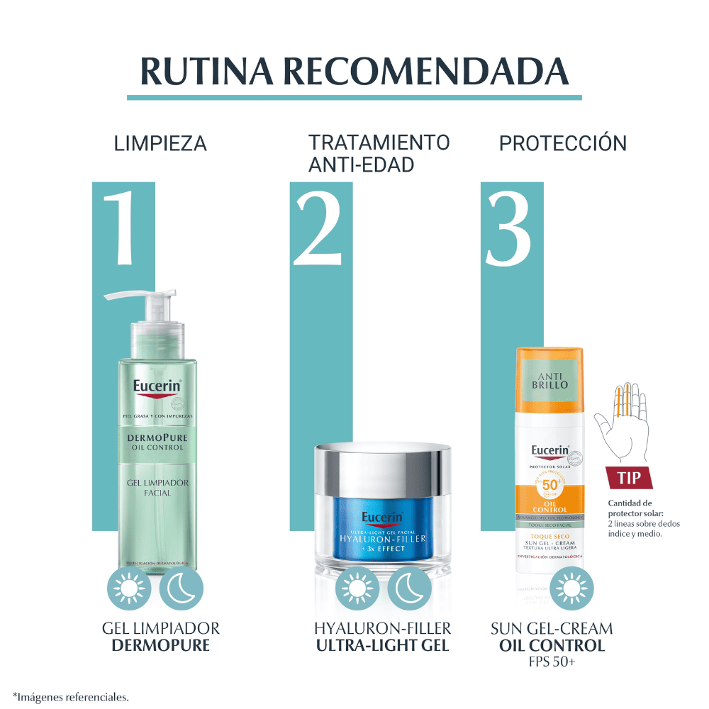 Eucerin Hyaluron Filler +3X Effect Ultra Light Gel 50 ml.