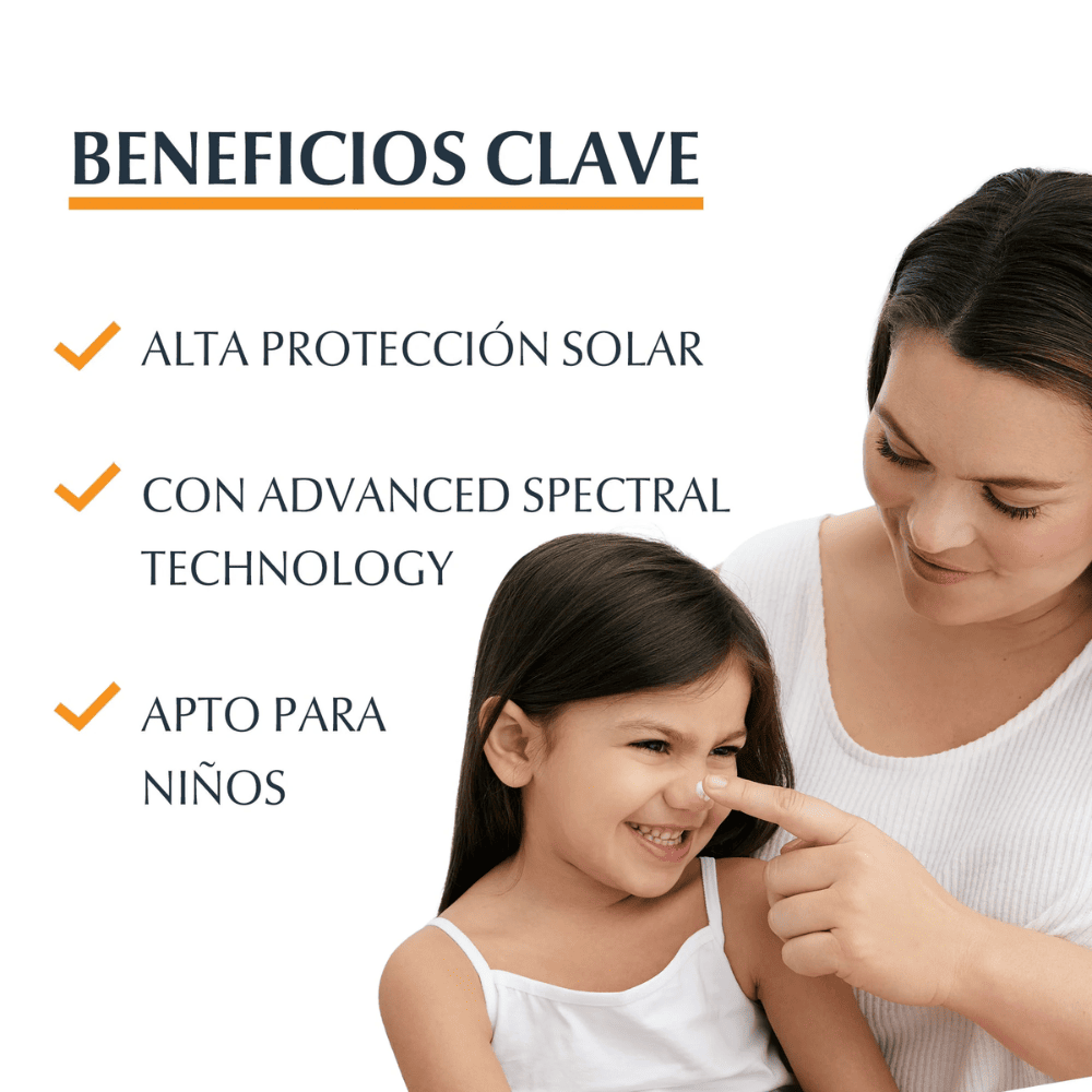 Eucerin Kids Sun Toque Seco Gel Crema FPS50+ 200 ml.