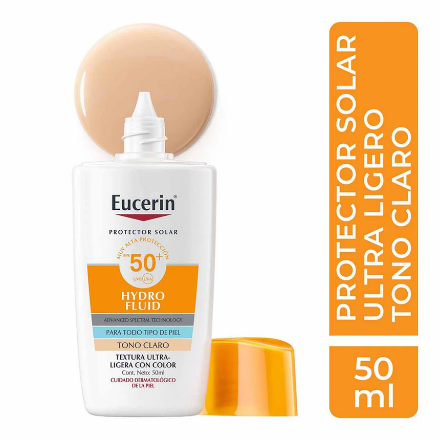 Fotoprotector Eucerin Sun Hydrofluid Color 50 ml