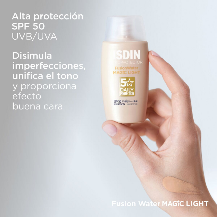 Fotoprotector Isdin Fusion Water Magic Color SPF 50 50 ml