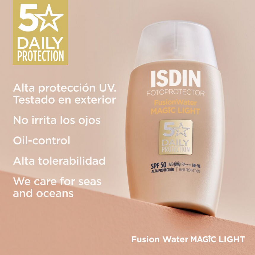 Fotoprotector Isdin Fusion Water Magic Color SPF 50 50 ml
