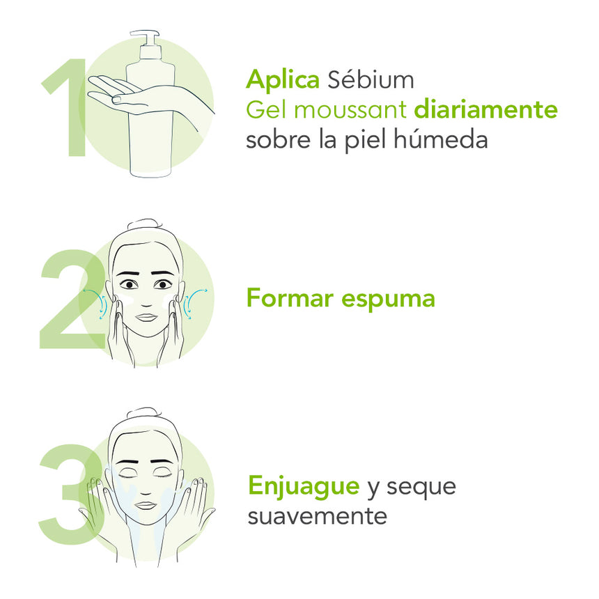 Gel Limpiador Bioderma Sébium Moussant 500 ml