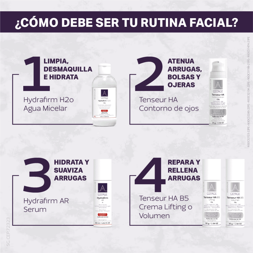 Cépage Hydrafirm H2O Agua Micelar Frasco 245 ml.