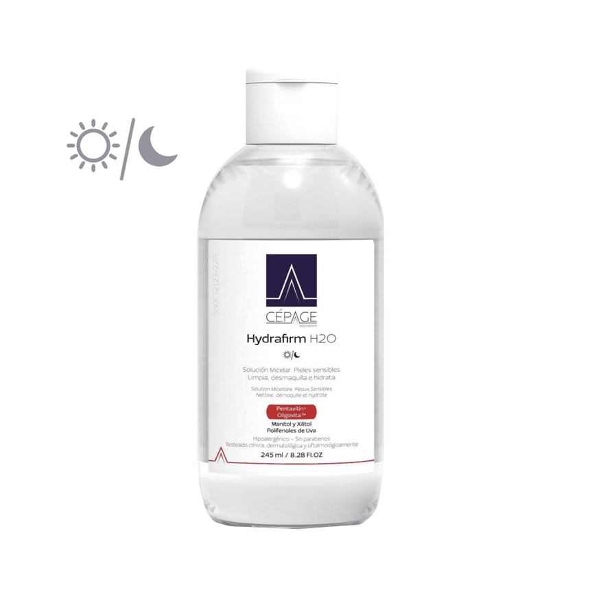 Cépage Hydrafirm H2O Agua Micelar Frasco 245 ml.