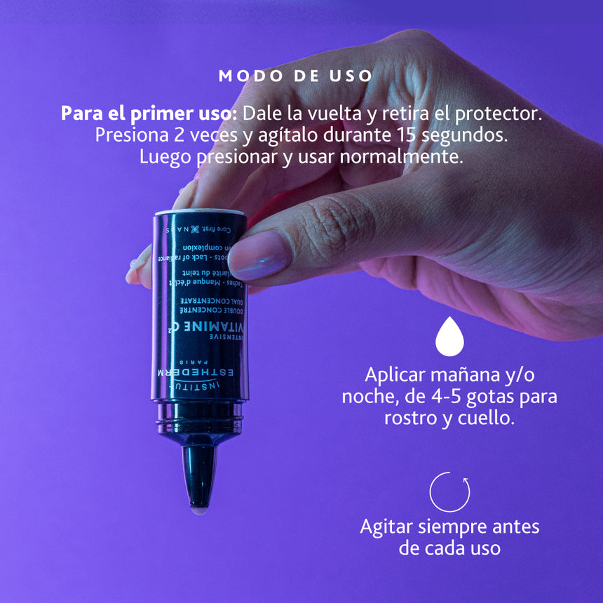 Institut Esthederm Vitamine C Doble Concentrate 10 ml.