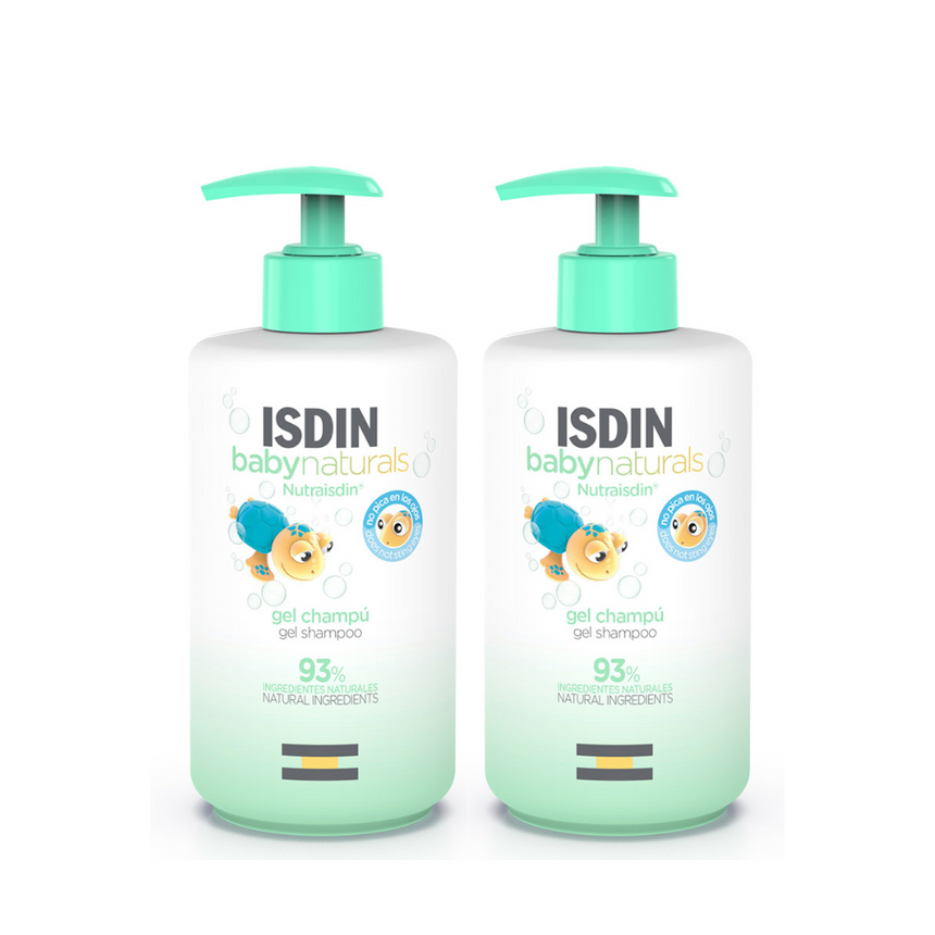 Isdin Pack Dúo Baby Naturals Gel Champu 400 ml.