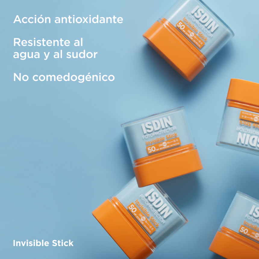 Fotoprotector Isdin Invisible Stick SPF 50 10 g