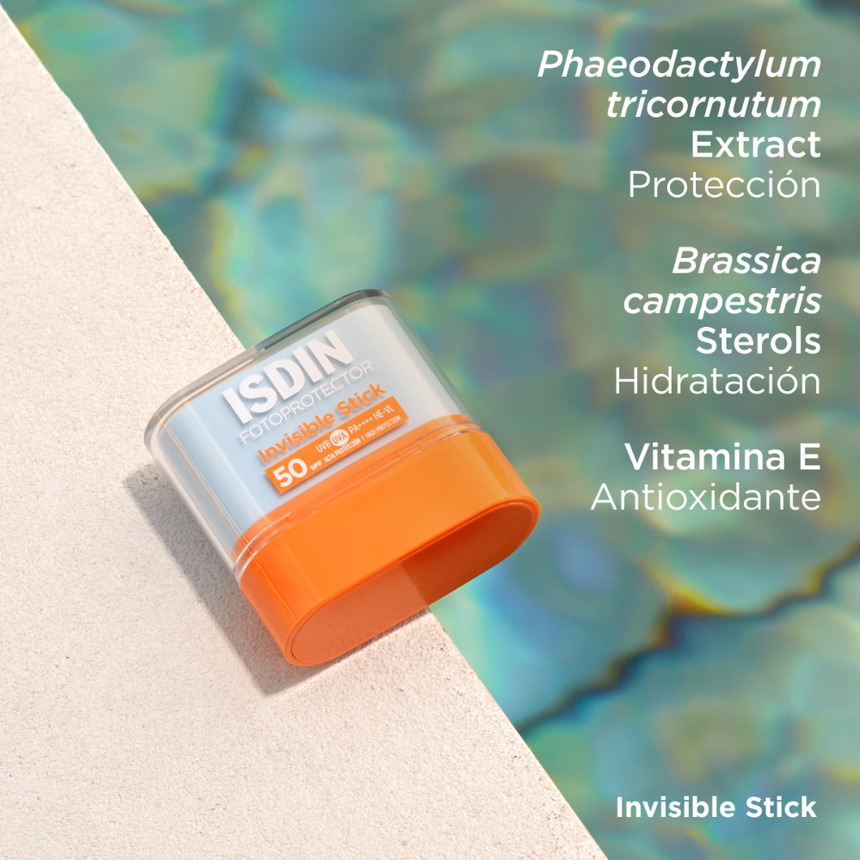 Fotoprotector Isdin Invisible Stick SPF 50 10 g