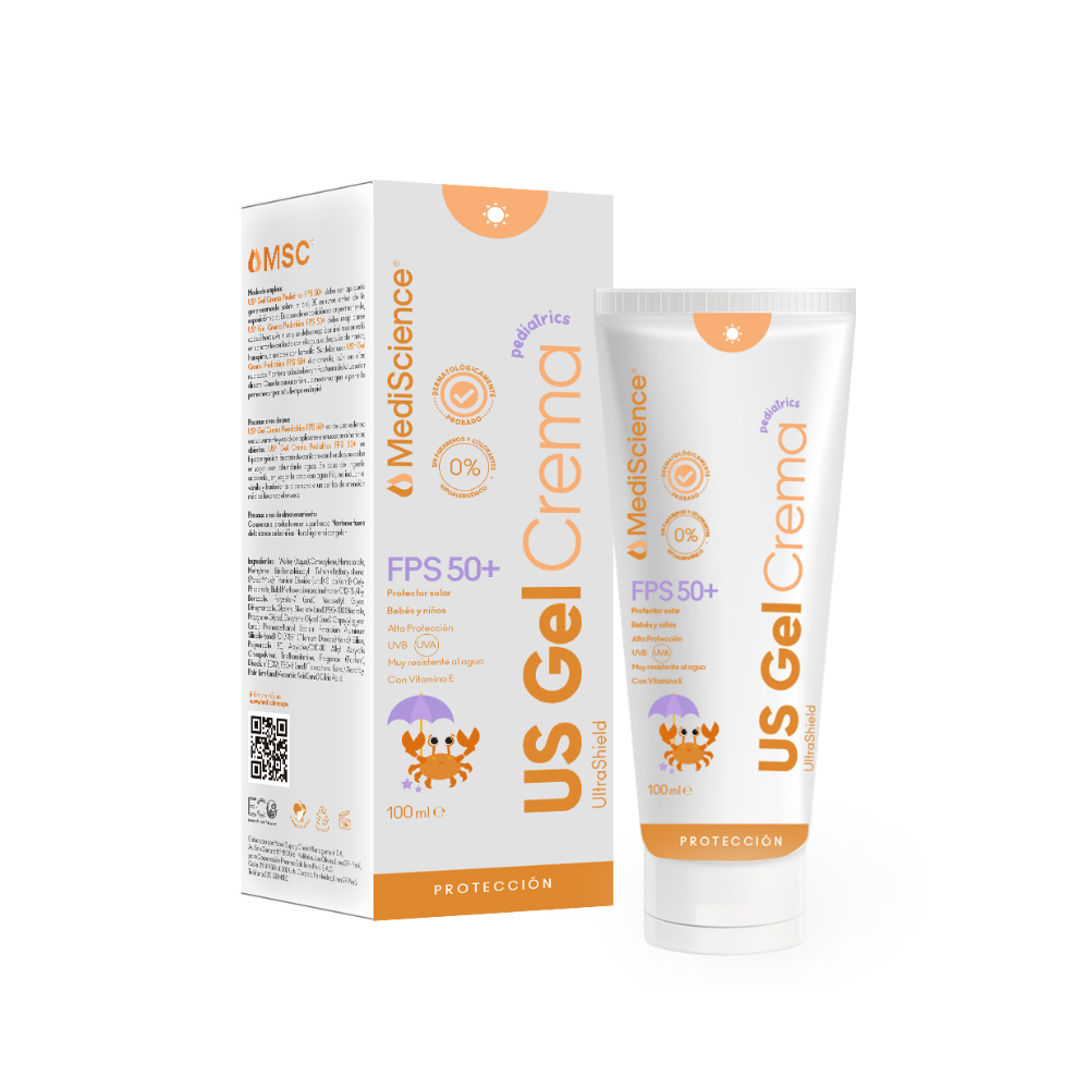 Mediscience US Gel Crema Pediatrics FPS50+ 100 ml.