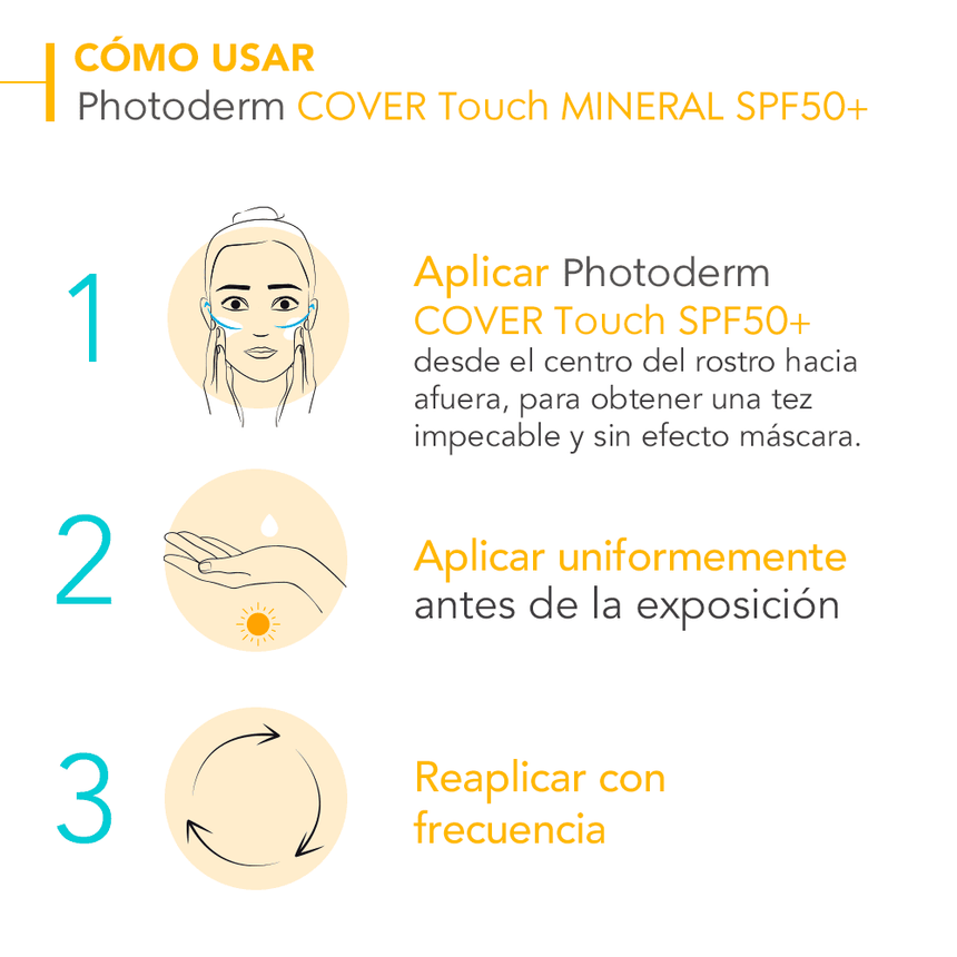 Fotoprotector Doree Bioderma Photoderm Cover Touch SPF 50 40 g