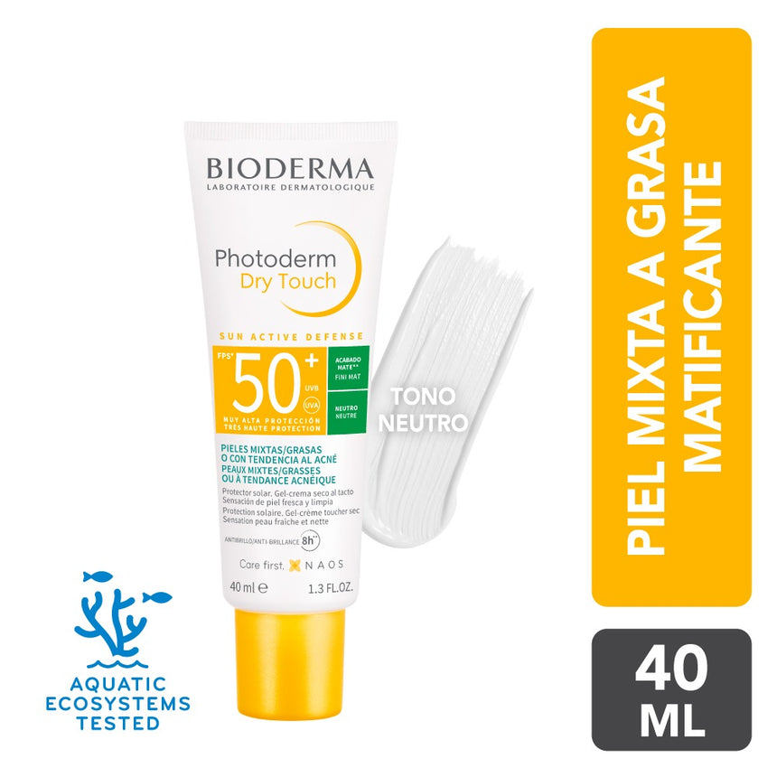 Fotoprotector Bioderma Photoderm Dry Touch FPS 50+ Matificante 40 ml