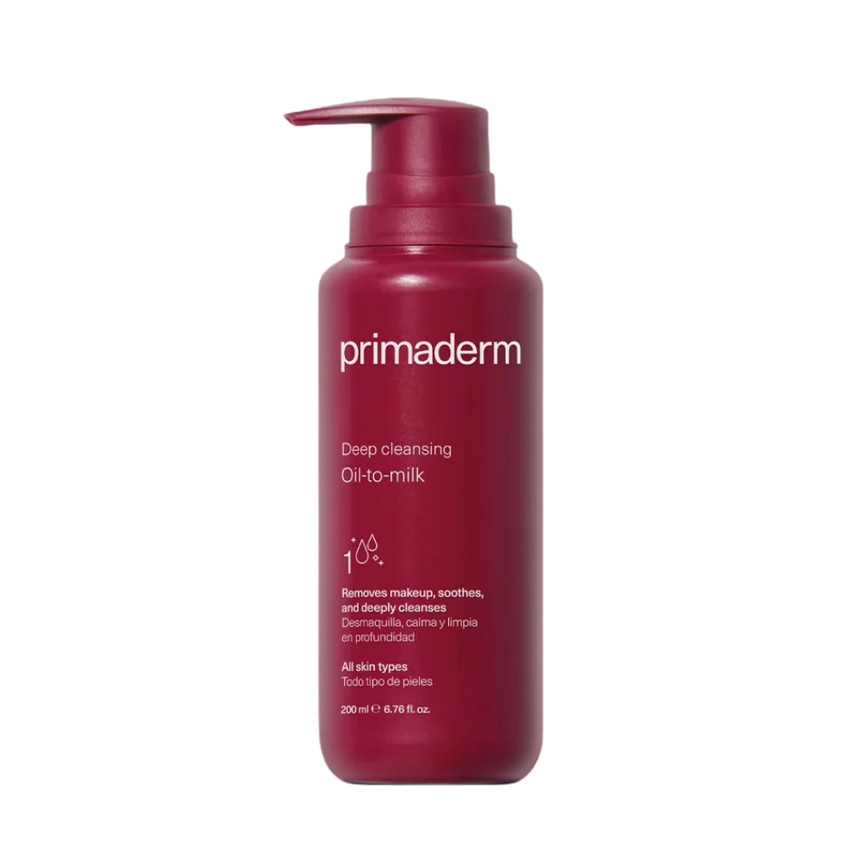 Primaderm Limpiador Deep Cleansing Oil to Milk 200 ml.