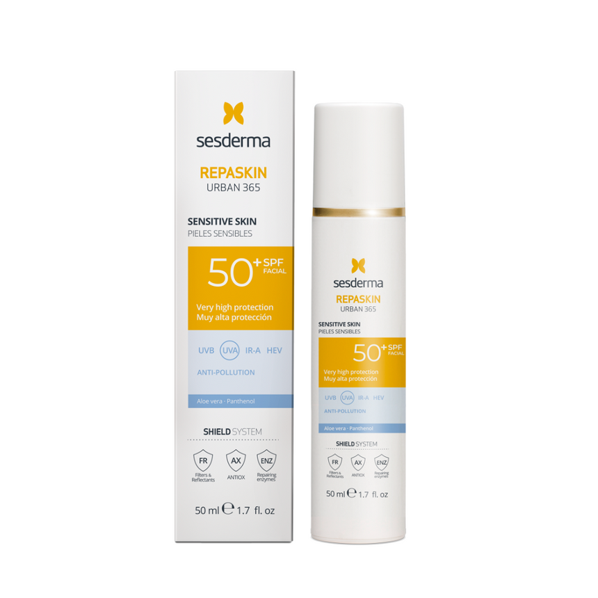 Sesderma Repaskin Urban 365 Pieles Sensibles SPF50+ 50 ml.