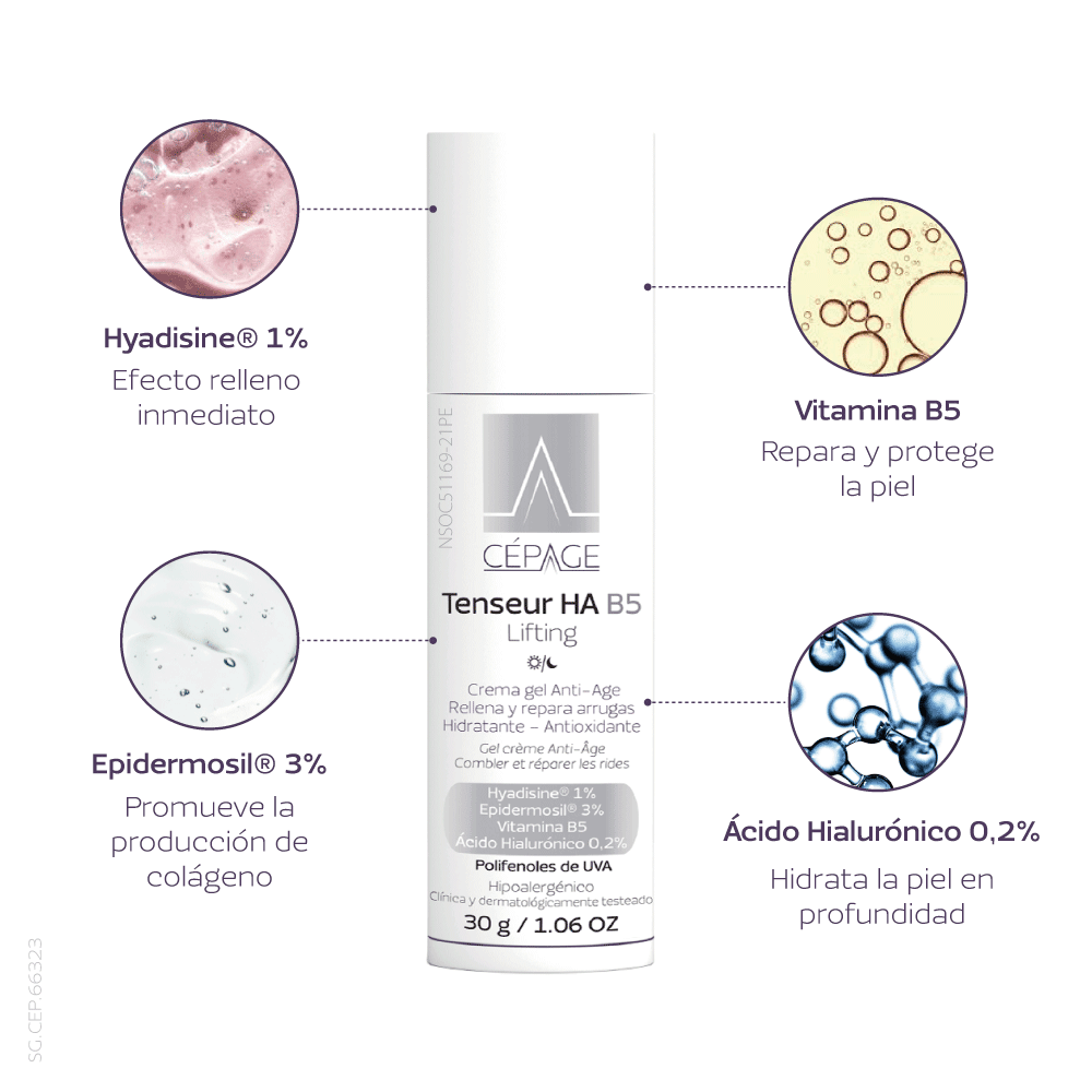 Cépage Tenseur HA B5 Lifting Crema Gel 30 gr.
