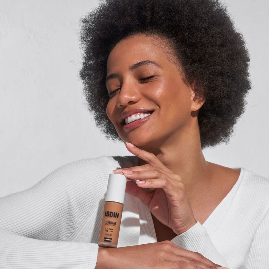 Base de maquillaje ISDIN Coverage SPF 50+ Bronze 30 g