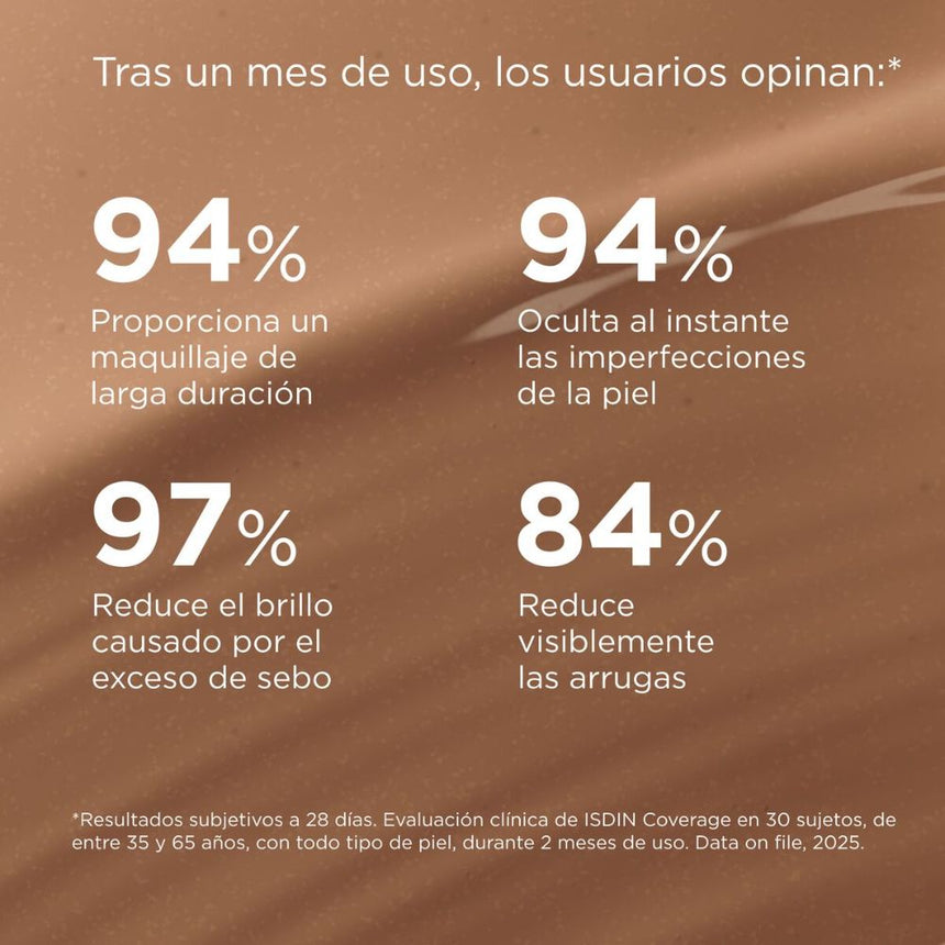 Base de maquillaje ISDIN Coverage SPF 50+ Bronze 30 g