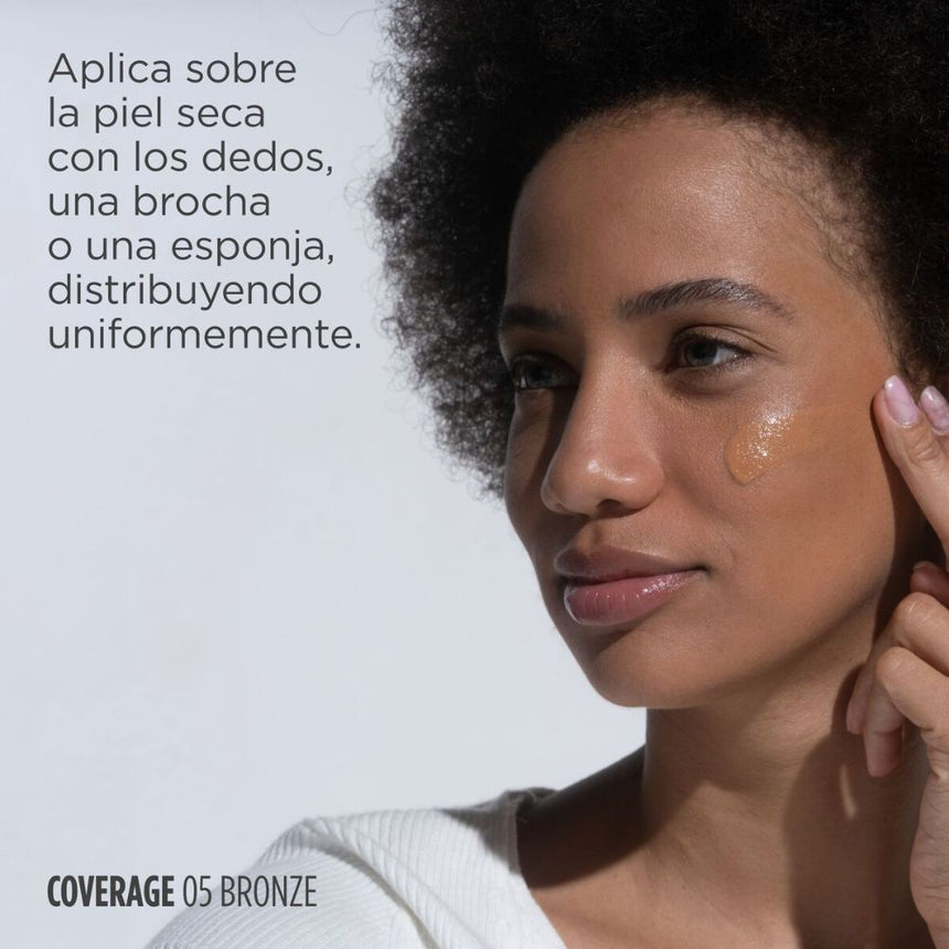 Base de maquillaje ISDIN Coverage SPF 50+ Bronze 30 g