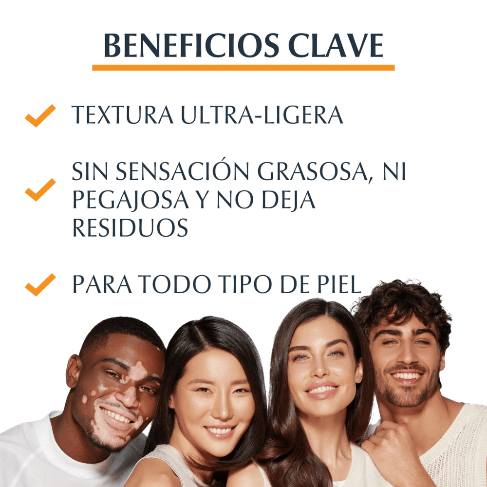 Eucerin Sun Hydro Fluid Textura Ultra Ligera FPS 50+ 50 ml.