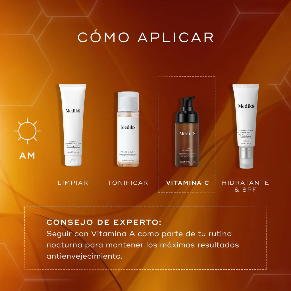 Gel-Serum C-Tetra® Advanced 20% Vitamina C + Exosomas