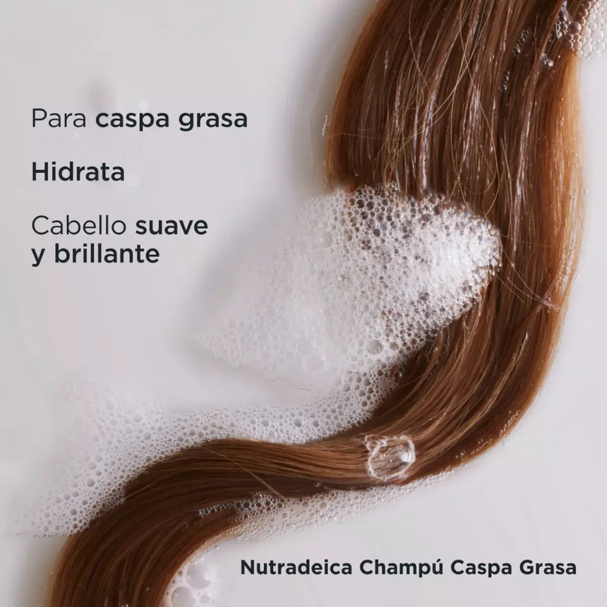 Isdin Nutradeica Shampoo Anticaspa Grasa 200 ml.
