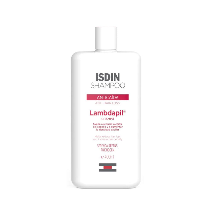 Shampoo Anticaída Isdin Lambdapil para Hombres y Mujeres 400 ml