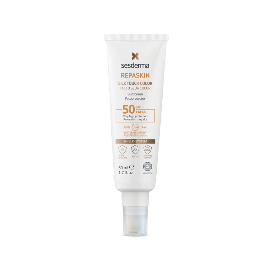 RXC Sesderma Repaskin Facial Tacto Seda Color SPF50 50 ml.