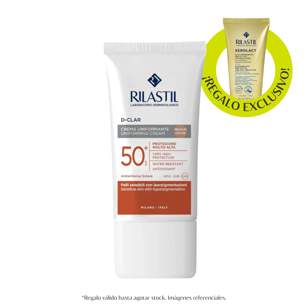 Rilastil Fotoprotector Solar Color D-Clar Crema SPF50+ 40 ml.