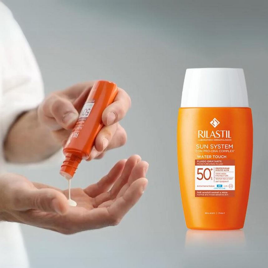 Rilastil Fotoprotector Sun System Water Touch Fluido SPF50+ 50 ml.