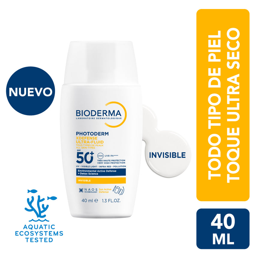 Bioderma Photoderm Xdefense Ultrafluid Invisible SPF50+ 40 ml.