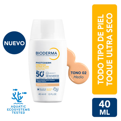 Bioderma Xdenfense Ultrafluid SPF50+ Color 40 ml.