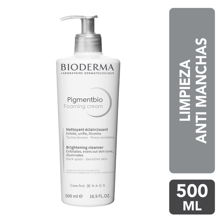 Crema Limpiadora Bioderma Pigmentbio Foaming Exfoliante 500 ml