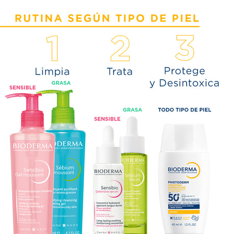 Bioderma Photoderm Xdefense Ultrafluid Invisible SPF50+ 40 ml.