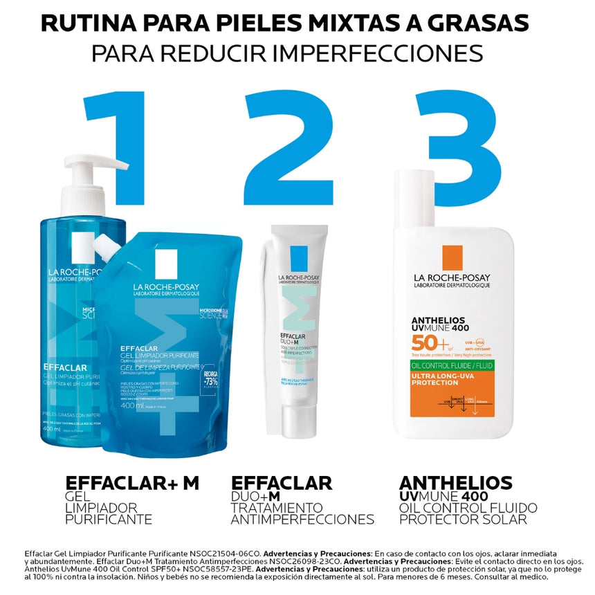 Refill La Roche Posay Effaclar Foaming Gel 400ml