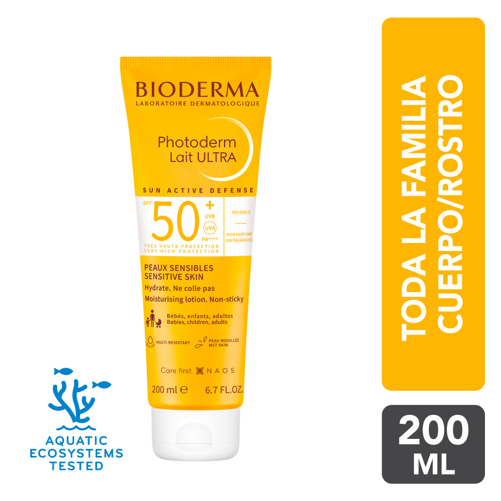 Bioderma Photoderm Lait Ultra SPF50+ 200 ml.