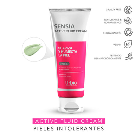 Crema Fluida Hidratante Sensia Active Fluid Cream Suaviza y Humecta 40 ml