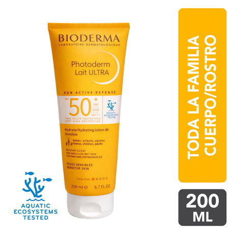 Bioderma Photoderm Lait Ultra SPF50+ 200 ml.