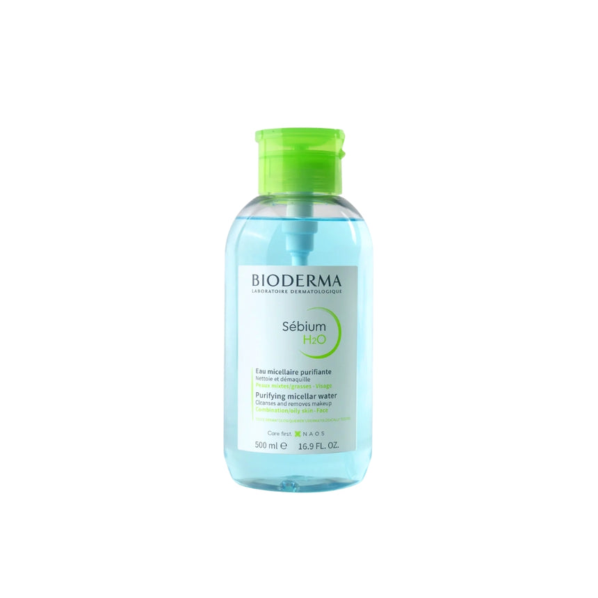 Bioderma Sébium H2O Pump Ultra Práctico 500 ml.