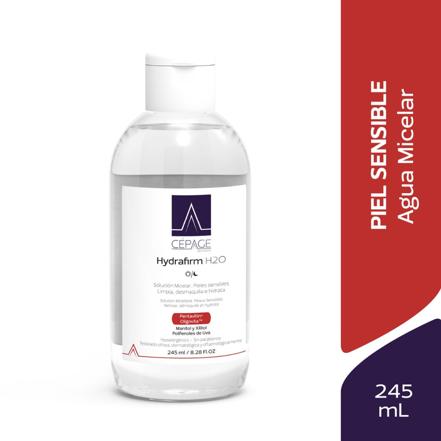 Cépage Hydrafirm H2O Agua Micelar Frasco 245 ml.