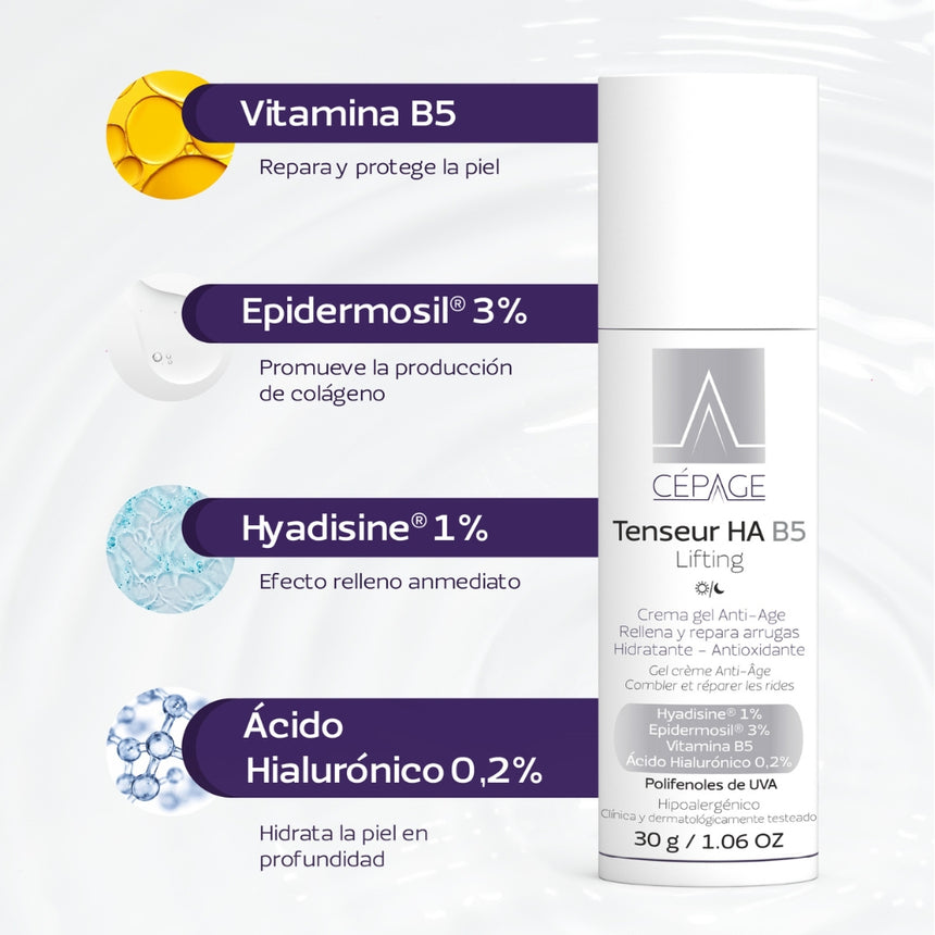 Crema Gel Cépage Tenseur HA B5 Lifting 30 g