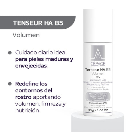 Crema Cépage Tenseur HA B5 Volumen 30 g