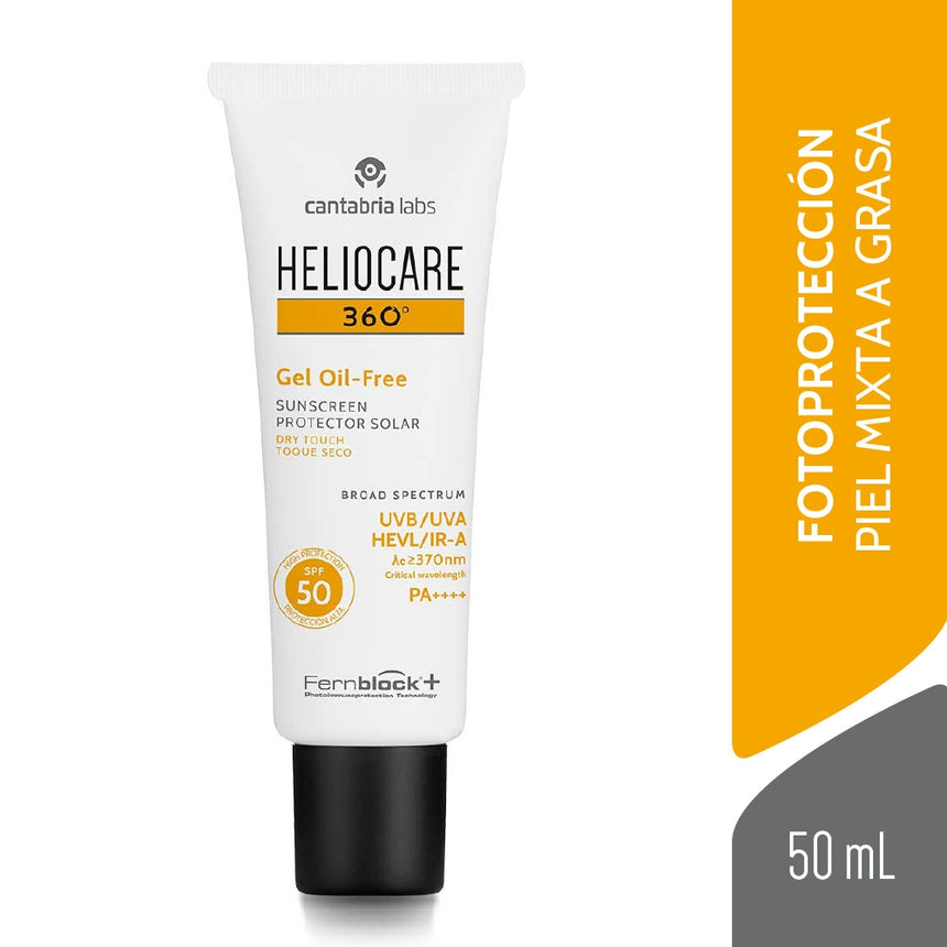 Fotoprotector Heliocare 360 Gel Oil Free 50 ml