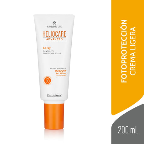 Fotoprotector corporal HELIOCARE Advanced Spray SPF 50 200 ml.