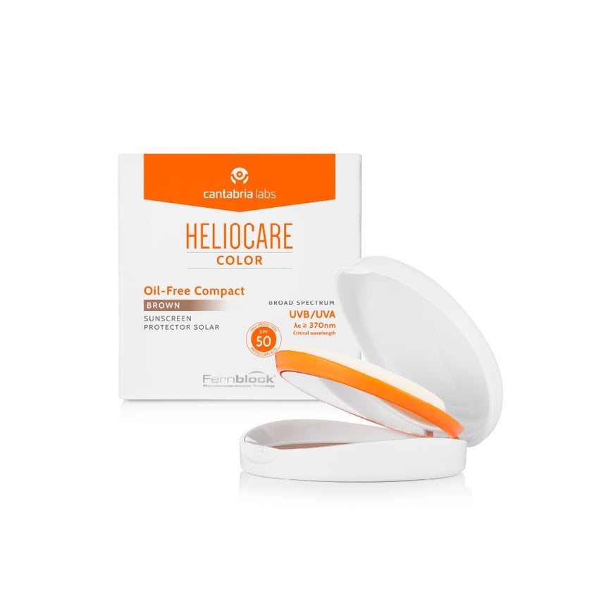 Fotoprotector Heliocare 360 Oil Free Compact Brown SPF 50+