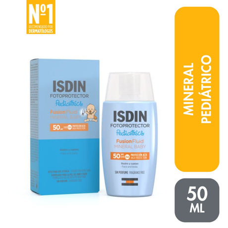 Isdin Fotoprotector Pediatrics Fusion Fluid Mineral Baby SPF 50+ 50ml.