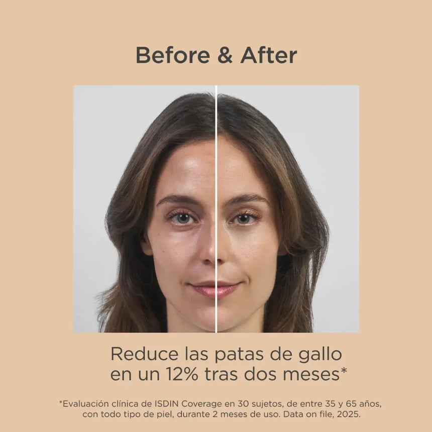 Base de maquillaje ISDIN Coverage SPF 50+ Beige 30 g