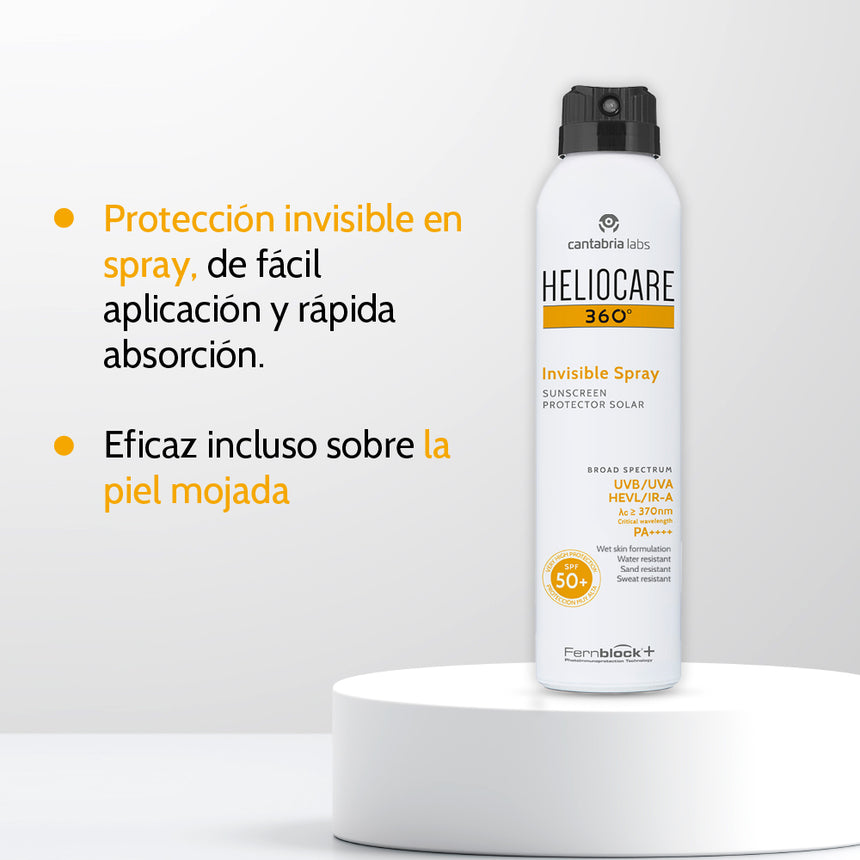 Fotoprotector Heliocare 360 Invisible Spray 200 ml
