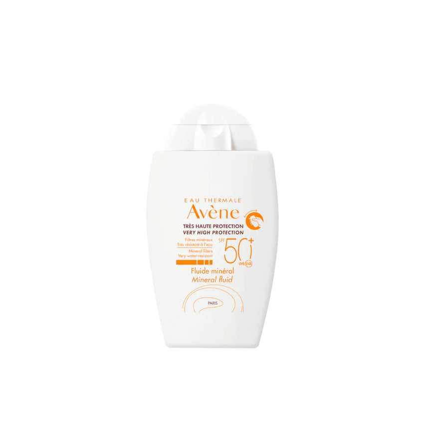 Fotoprotector Avène Solar Fluido Mineral SPF 50+ 40 ml