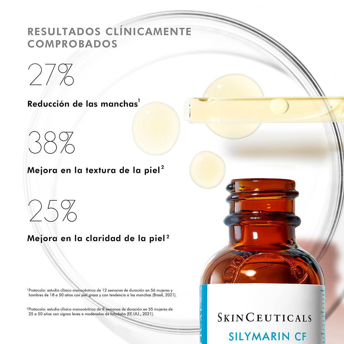 SkinCeuticals Serum Antioxidante Anti-imperfecciones Silymarin CF 30 ml.